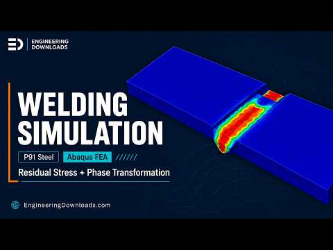 P91 Welding Simulation in Abaqus | Residual Stress & Phase Transformation