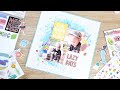 Lazy Days | 12x12 Scrapbook Layout | Summer Scrappin' 2020 with Audrey Yeager