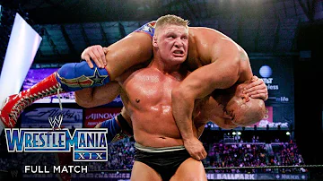 FULL MATCH - Kurt Angle vs. Brock Lesnar – WWE Title Match: WrestleMania XIX