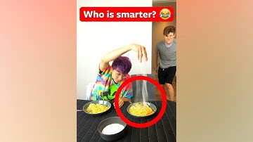 Who Is SMARTER? 😂 #shorts