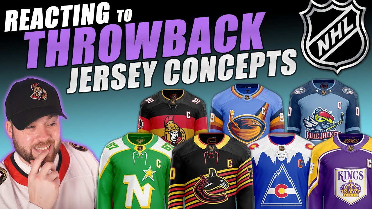 NHL Hockey THROWBACK Jersey Concepts! - YouTube