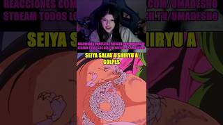 Seiya resuelve todo a las piñas 👊💫 #caballerosdelzodiaco #saintseiya #anime #reacción #manga #twitch
