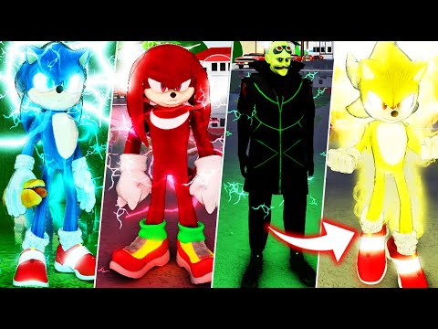 NOVO SUPER SONIC, TAILS, KNUCKLES E EGGMAN DO FILME 2! SONIC UNIVERSE RP MEGA ATUALIZAÇÃO!