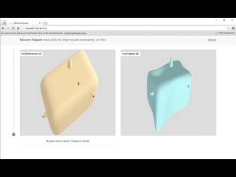 Align and compare stl files in the browser (js + three) - TSpline Box