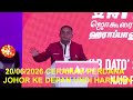 (PRN Johor) Anwar Ibrahm, Mat Sabu & Anthony Loke: Majlis Pengumuman Calon Pakatan Harapan PRN Johor
