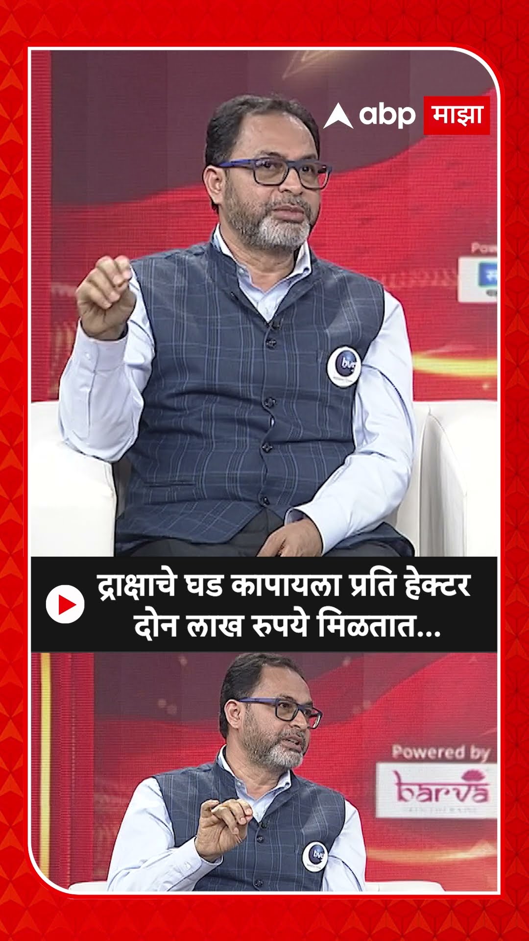 Hanmantrao Gaikwad : द्राक्षाचे घड कापायला प्रति हेक्टर दोन लाख रुपये मिळतात...