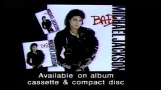 Michael Jackson Bad Album Release Commercial 1987