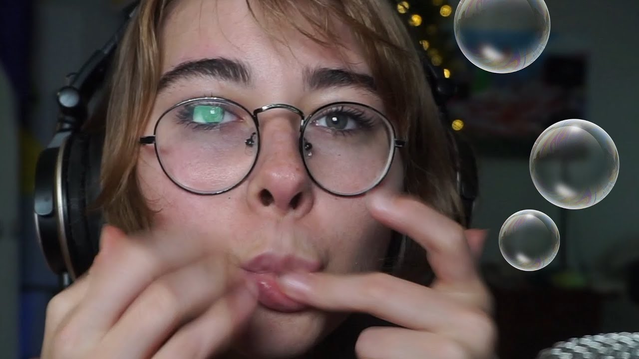 I Tried Bubble Mouth Sounds.... ( super tingly asmr )