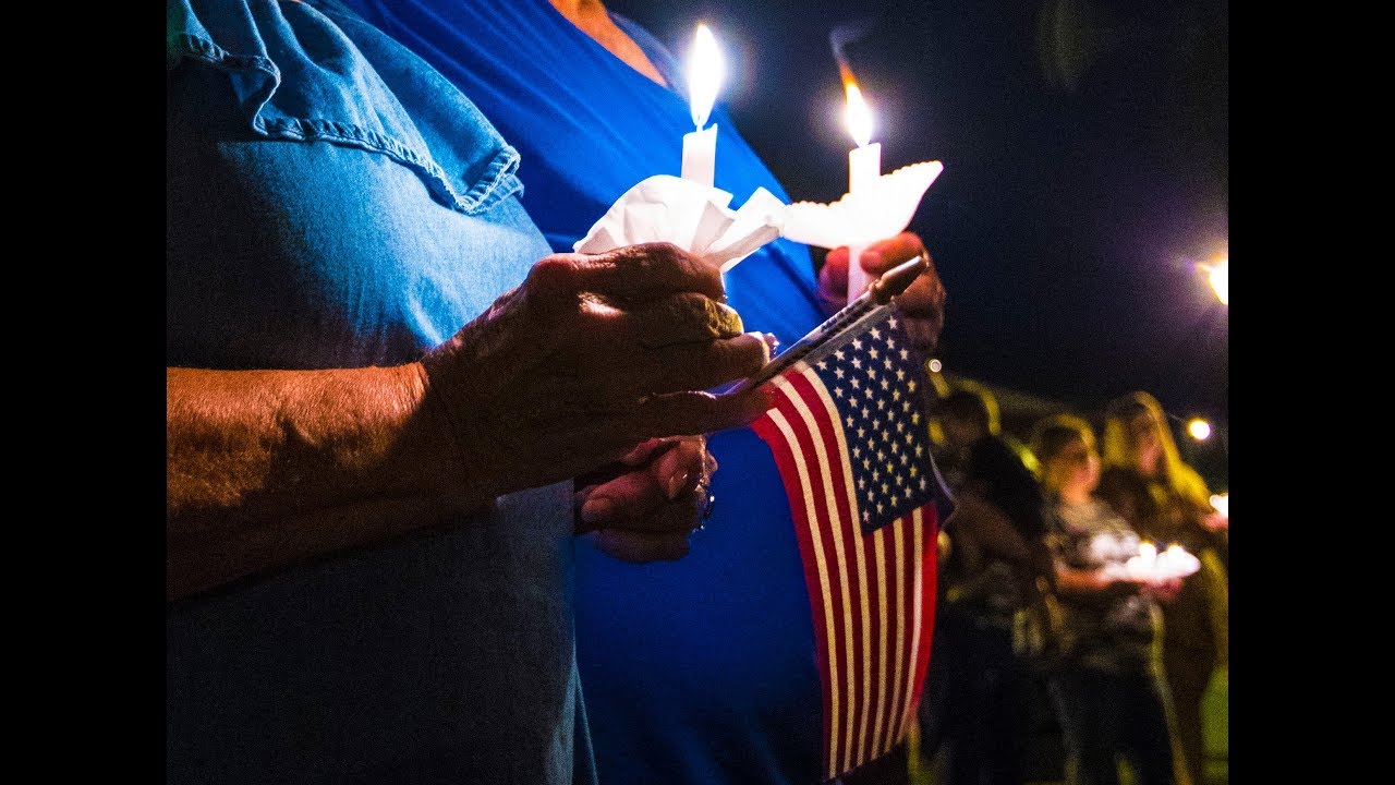 Community holds vigil for missing Letcher County soldier - YouTube