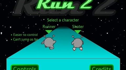 (Game vid) Cool Maths Games!! Run 2! Set on maximum speed!