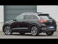 Volkswagen NEW T-roc R-line 4x4 2019 Deep Black Pearl 19 inch Suzuka walk around & detail inside