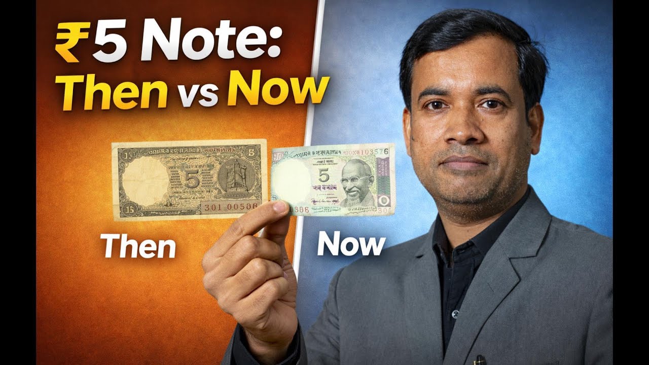 #5rupeesoldnote