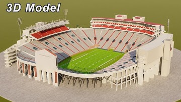 Vaught Hemingway stadium 3d model