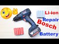 BOSCH 18 Volt Fixing a Bad Lithium Ion Battery 4Ah to 6Ah