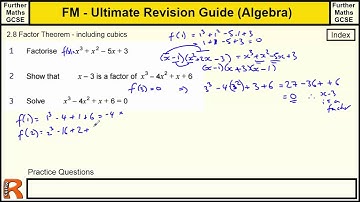 Factor Theorem - Ultimate revision guide for Further maths GCSE