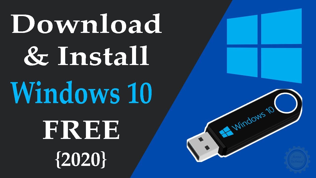 How to Download + Install Windows 10 Flash Drive FREE | 2020| - YouTube