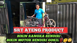 SRT ATENG PRODUCT: MODIFIKASI  RANGKA MIO BALAP SENDIRI ‼️GOKIL