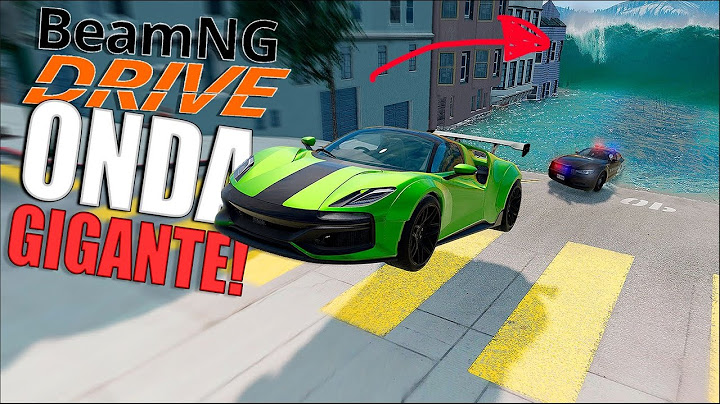 Perseguição Policial Mas é durante uma inundação EXTREMA no Beamng Drive