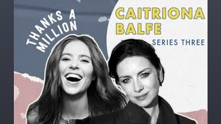 Caitrìona Balfe Podcast with Angela Scanlon's : Thanks A Million [01/05/2021] Starting A Book Club