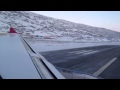 Beautiful takeoff from Kangerlussuaq with Air Greenland A330-200