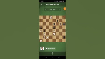 Chess.com Daily Puzzle Day 158 Divided Attention