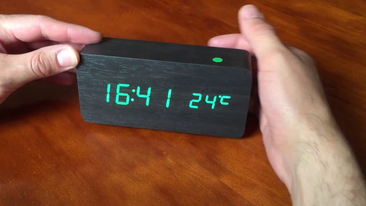 Unboxing reloj despertador digital AJ6035 - YouTube