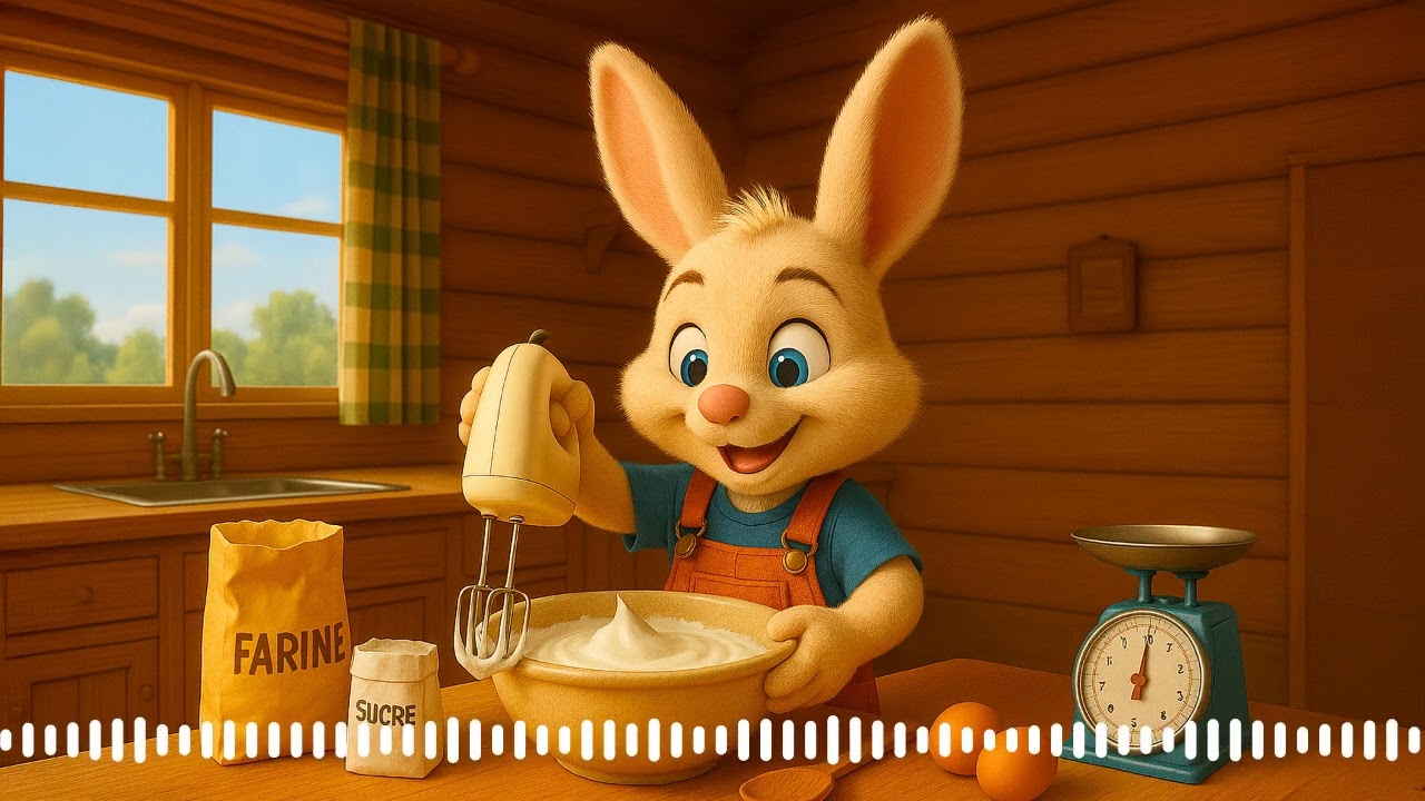 Petit Lapin et le gâteau d'anniversaire de Maman !