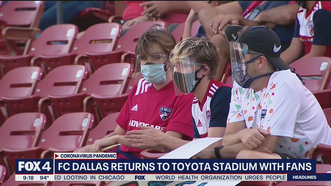 FC Dallas have fans in the stands for first home game of restarted MLS season