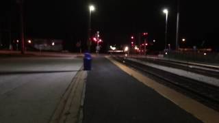 Metra Train stops in New Lenox IL