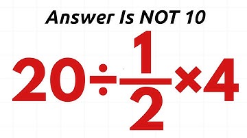 99% Get This Simple Math Problem WRONG! Will You?