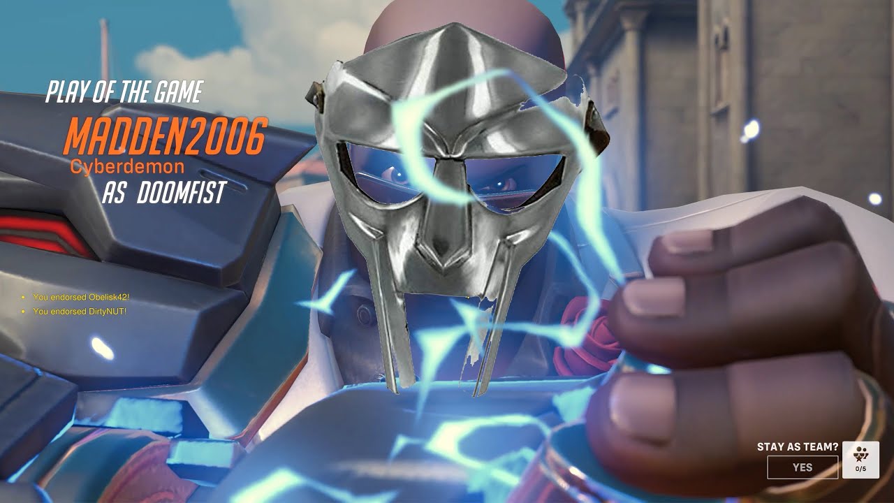 Doom Fisting Around in Overwatch 2 (GONE RIGHT) (AT 2PM)