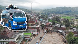 Suasana Perjalanan Banjarwangi - Cikajang. Pemandangan Alam Pedesaan Diiringi Kecapi Suling Sunda