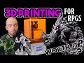 3D Printing for D&D 🤔 Is it Worth it? (Elegoo Mars)