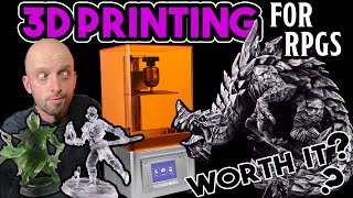 3D Printing for D&D 🤔 Is it Worth it? (Elegoo Mars)