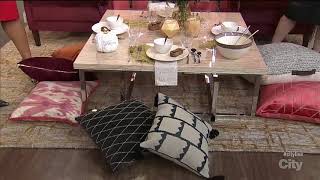 4 elements to create a chic floor-seating dining area