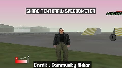[SHARE] TEXTDRAW SPEEDOMETER MIRIP WIRP | GTA SAMP ANDROID/PC | ANTI REQ SUBS
