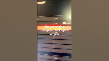 How to enable crossplay black ops 6 on ps5