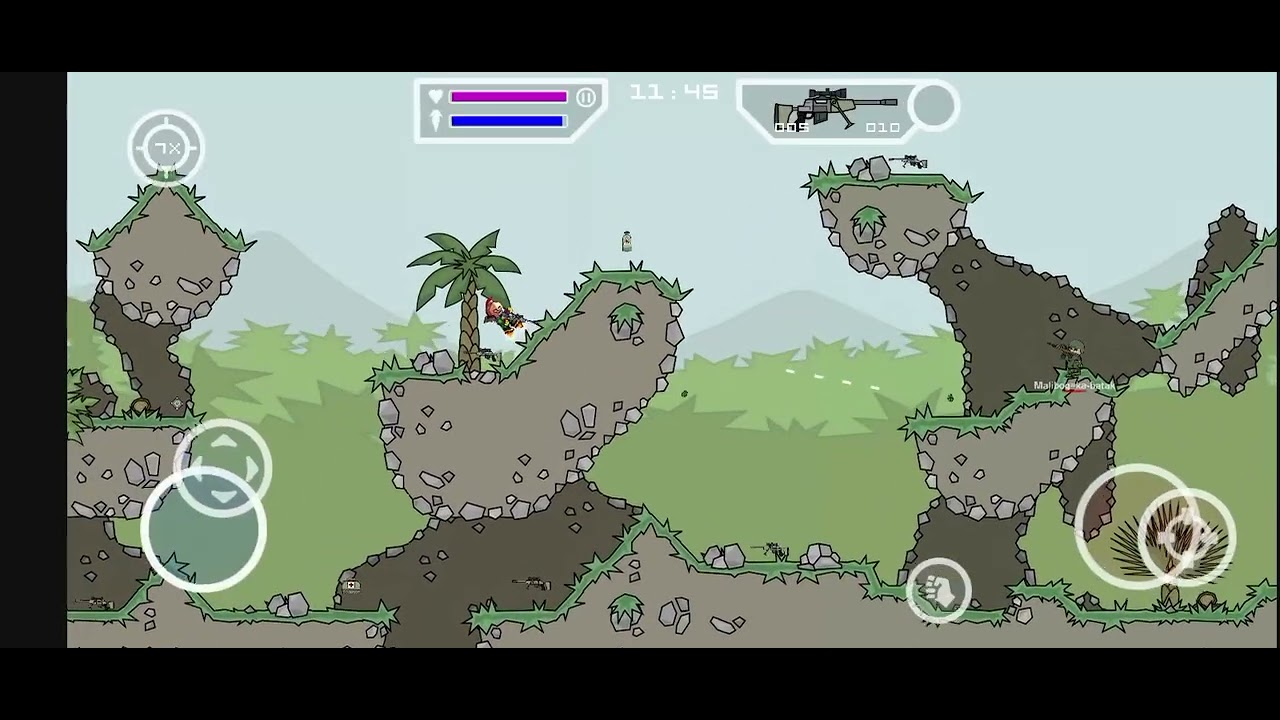 Playing with Daniel in mini militia 