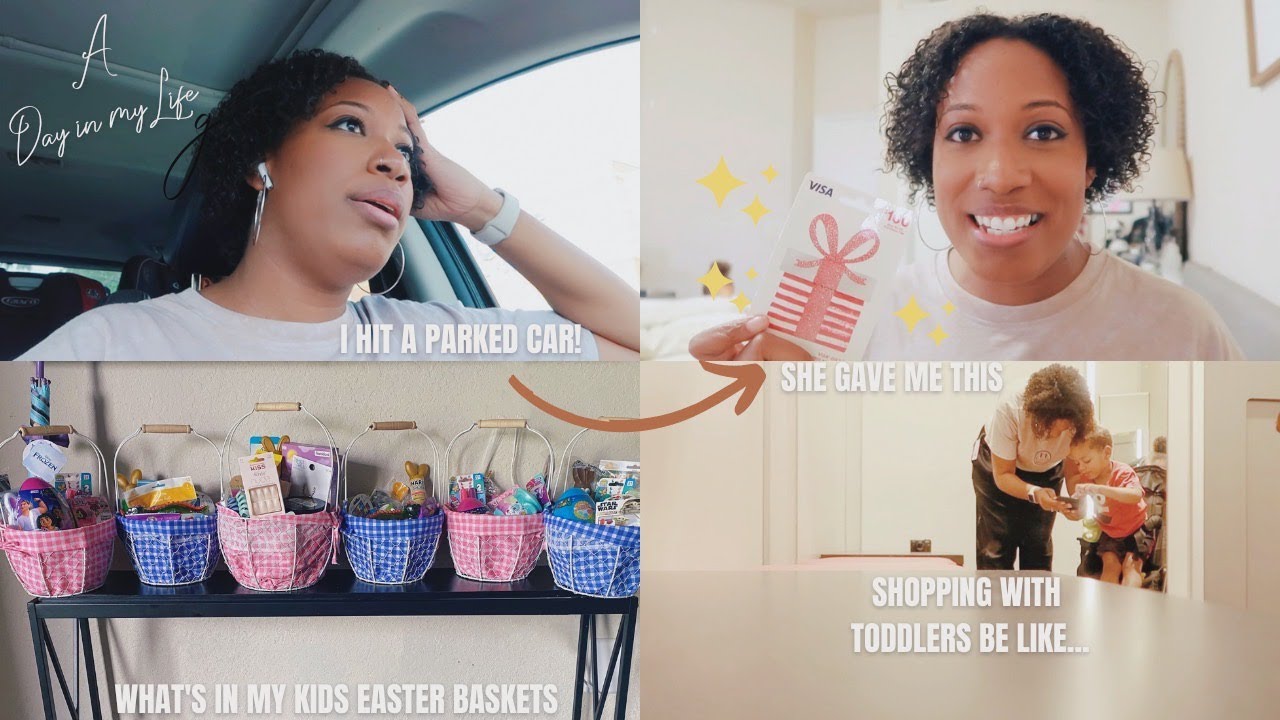 VLOG I HIT A PARKED CAR!!! Target run with the Twins, Laundry, Ross Try on Haul & Easter