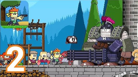 Dan The Man: Action Platformer | Gameplay Walkthrough Part 2 - Main Story: Stage 8 [1-3]