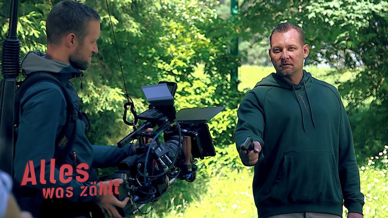 Alles was zählt Making-of | Showdown zwischen Ben und Ralf Rottmann