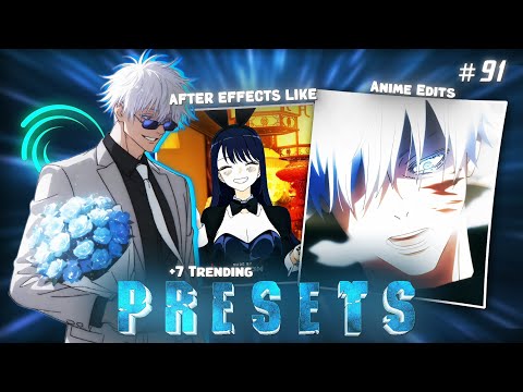 TOP 7 AE-STYLE Anime Edit Presets That You NEED! 🤫🔥 | [XML + QR]