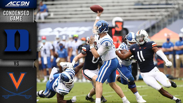 Duke vs. Virginia Condensed Game | 2020 ACC Football