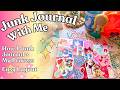 Junk Journal with Me 💖 | How I Junk Journal | How to Junk Journal Using Vintage Pieces