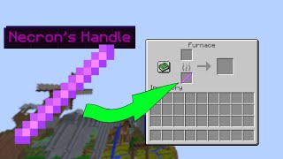 Using a necrons handle as furnace fuel! [Hypixel Skyblock]