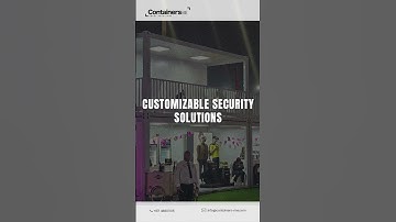 Need Efficient Security for Your Event? Try Modular Mobile Containers! 🔐🚶‍♂️