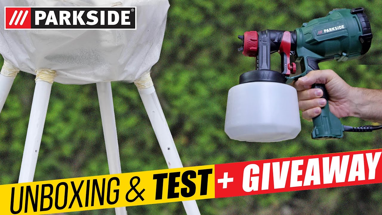 Why the #Parkside #Paint #Sprayer is a Game-Changer for #DIY Enthusiasts |  Unboxing, Test PFS 450 a1 - YouTube