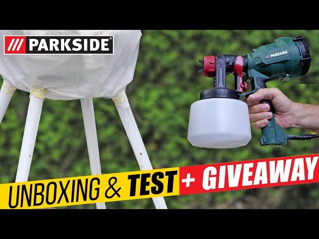 Why the #Parkside #Paint #Sprayer is a Game-Changer for #DIY Enthusiasts |  Unboxing, Test PFS 450 a1 - YouTube