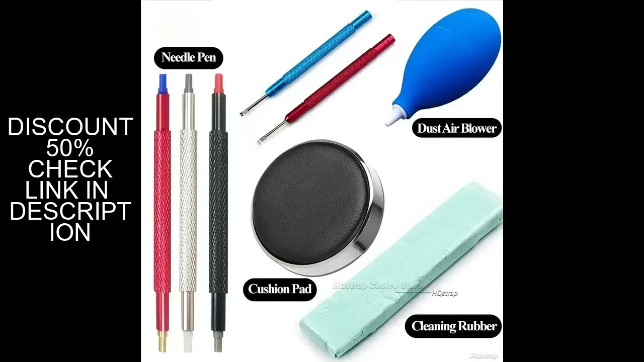 Watch Repair Kits Rubber Dust Air Blower Protector Pads Needle Pen Cleaning Brush Suit Watch Repair