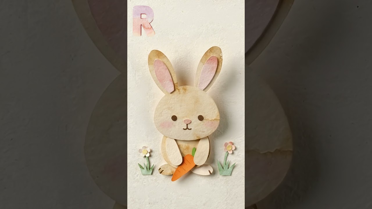 R is for Rabbit | Letter R | Calm Learning for Kids